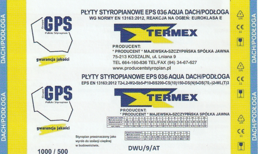 Etykieta EPS Aqua Term 036