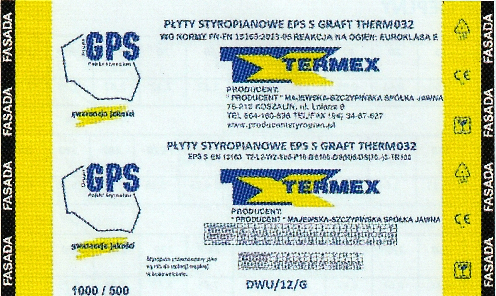 Etykieta EPS S Graft Therm 032